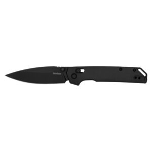 Kershaw Iridium Black Folding Knife with D2 Steel Blade