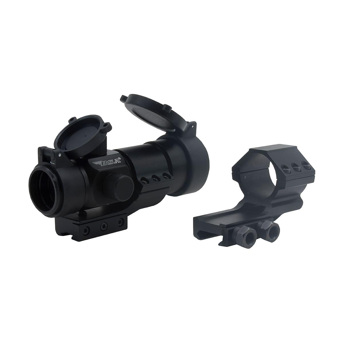 BSA 30mm Red Dot Sight with Weaver Mount - Matte Black