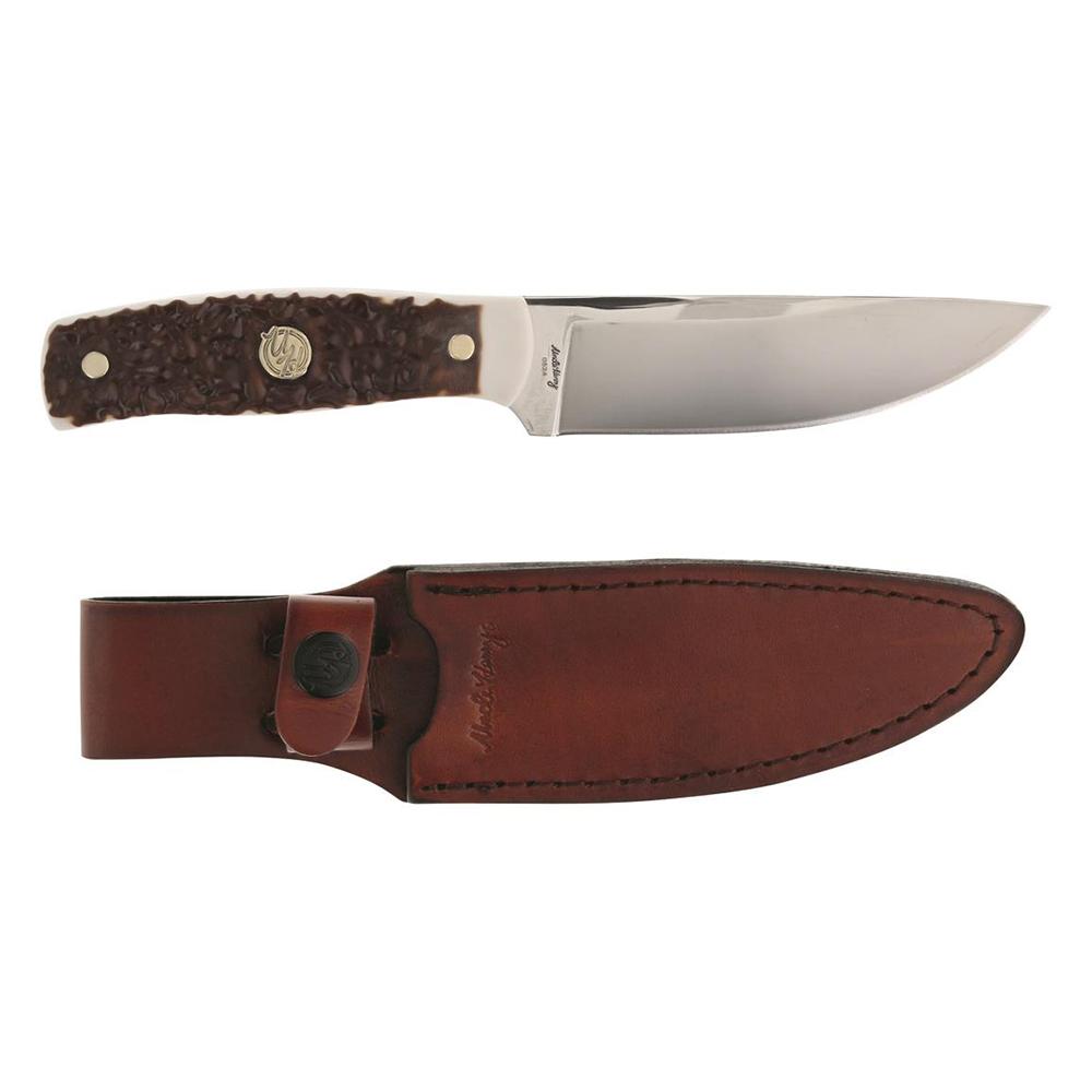 Uncle Henry Next Gen Fixed Blade Knife with Leather Sheath