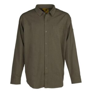 Browning Lightweight Button Down Long Sleeve Shirt Green S