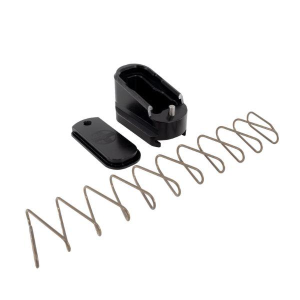 Shield Arms +2 Magazine Extension for Glock 43 - Black