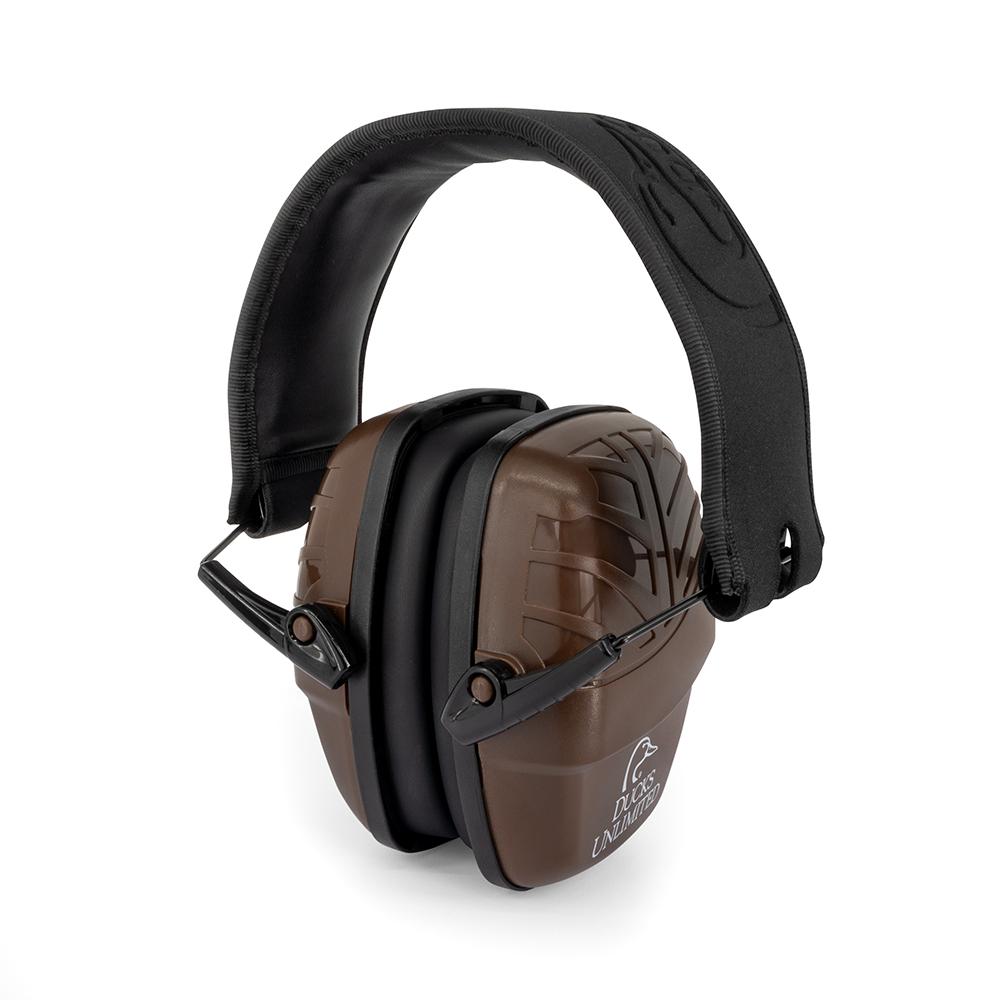 Ducks Unlimited Low Profile Ear Muffs 23dB Brown