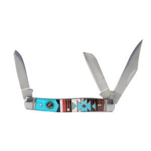ABKT Roper Stockman Sunset Series II Knife - Carbon Steel
