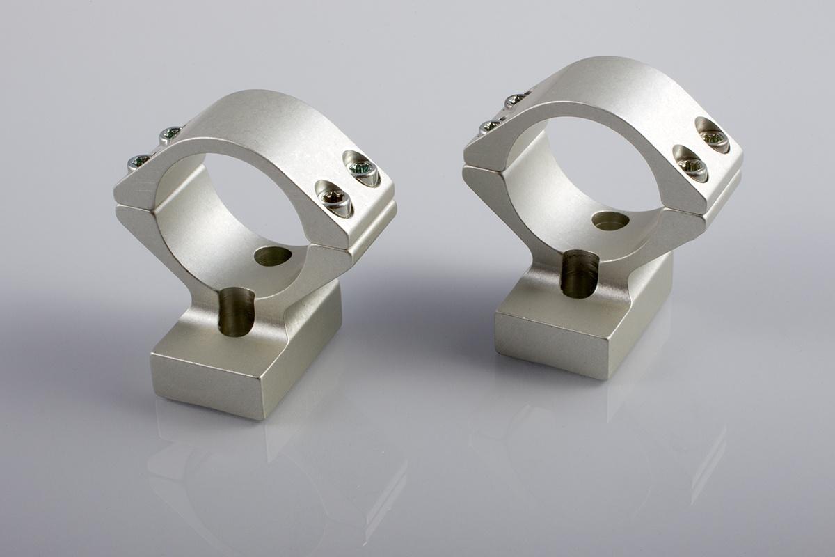 Talley Lightweight Alloy Mount Combo Silver 1" High