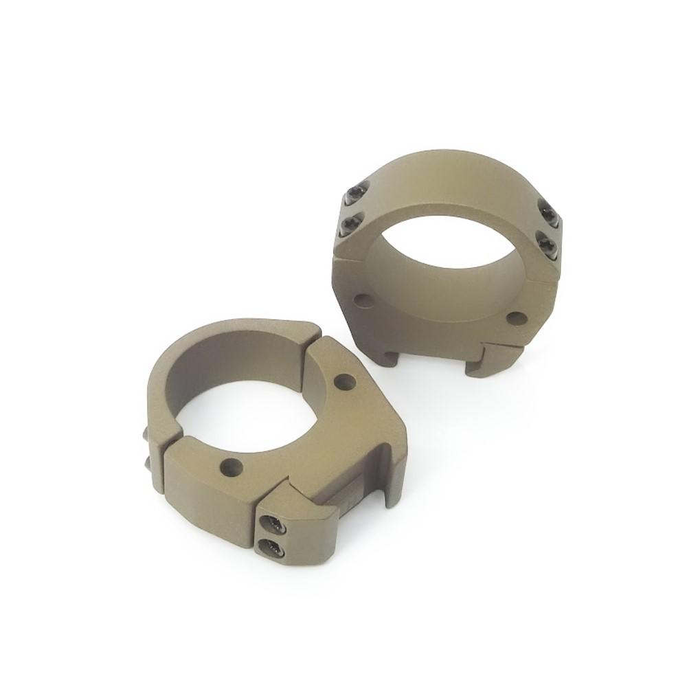 Talley 1" High Burnt Bronze Picatinny Scope Rings