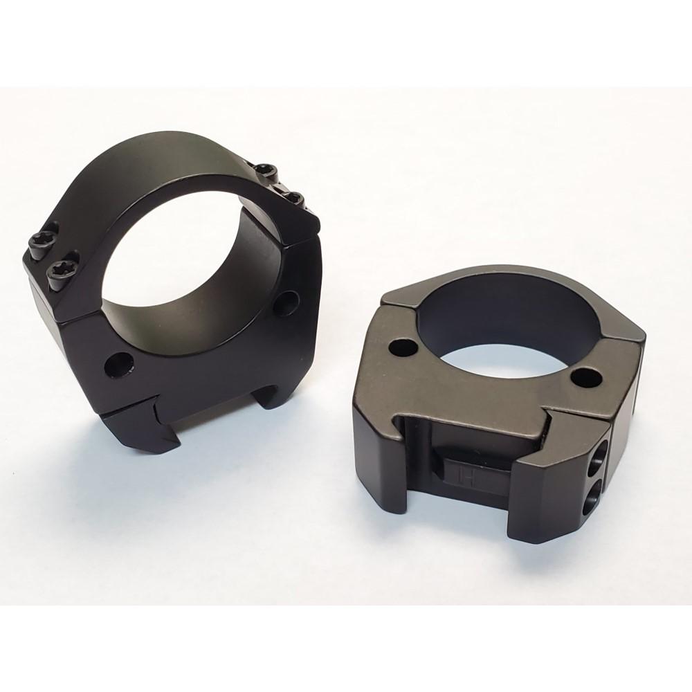 Talley 1" High Smoked Bronze Picatinny Scope Rings