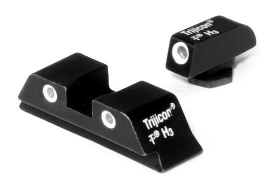 Trijicon 3-Dot Green Glock Sights Set