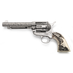 Taylor's 1873 Cattlebrand Engraved Stag .45 Colt Revolver