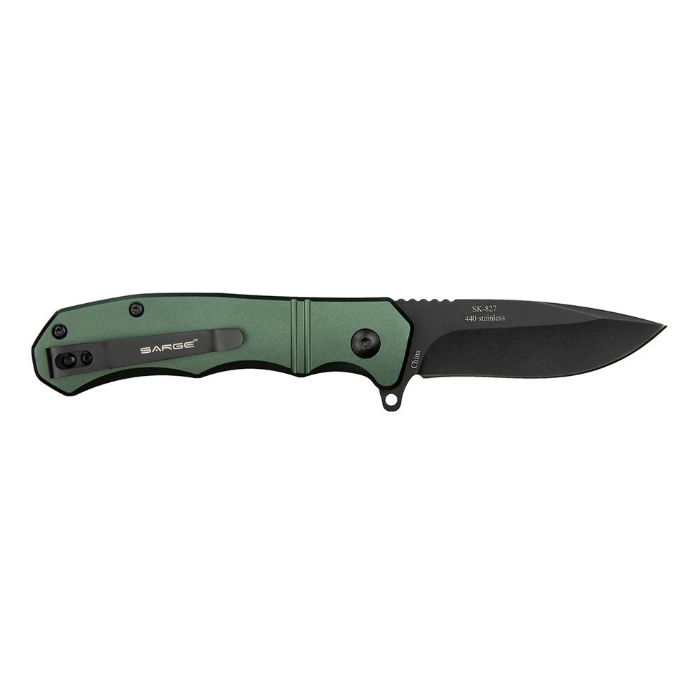 Sarge Knives Command Army Green Folding Knife