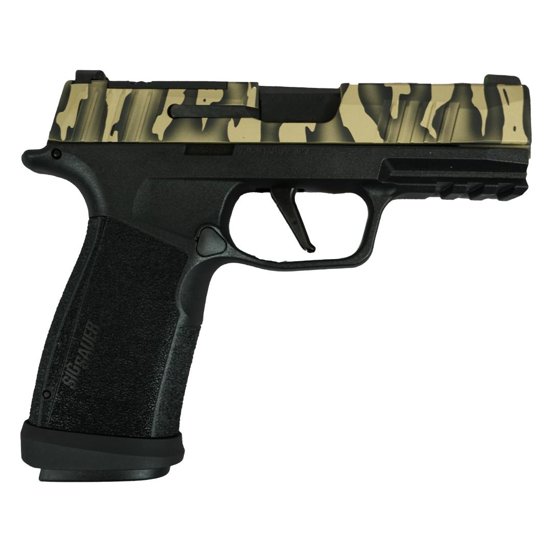 Sig Sauer P365 XMACRO TACOPS 9mm Tiger Striped Handgun