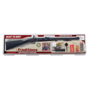 Traditions Deerhunter .50 Cal Flintlock Rifle Redi-Pak