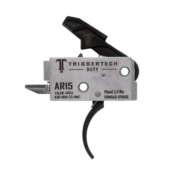 TriggerTech AR-15 Duty 3.5 lb Curved Trigger - Black
