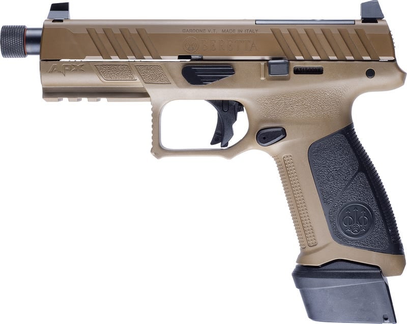Beretta APX A1 Tactical 9mm Pistol - 21 Rd, FDE