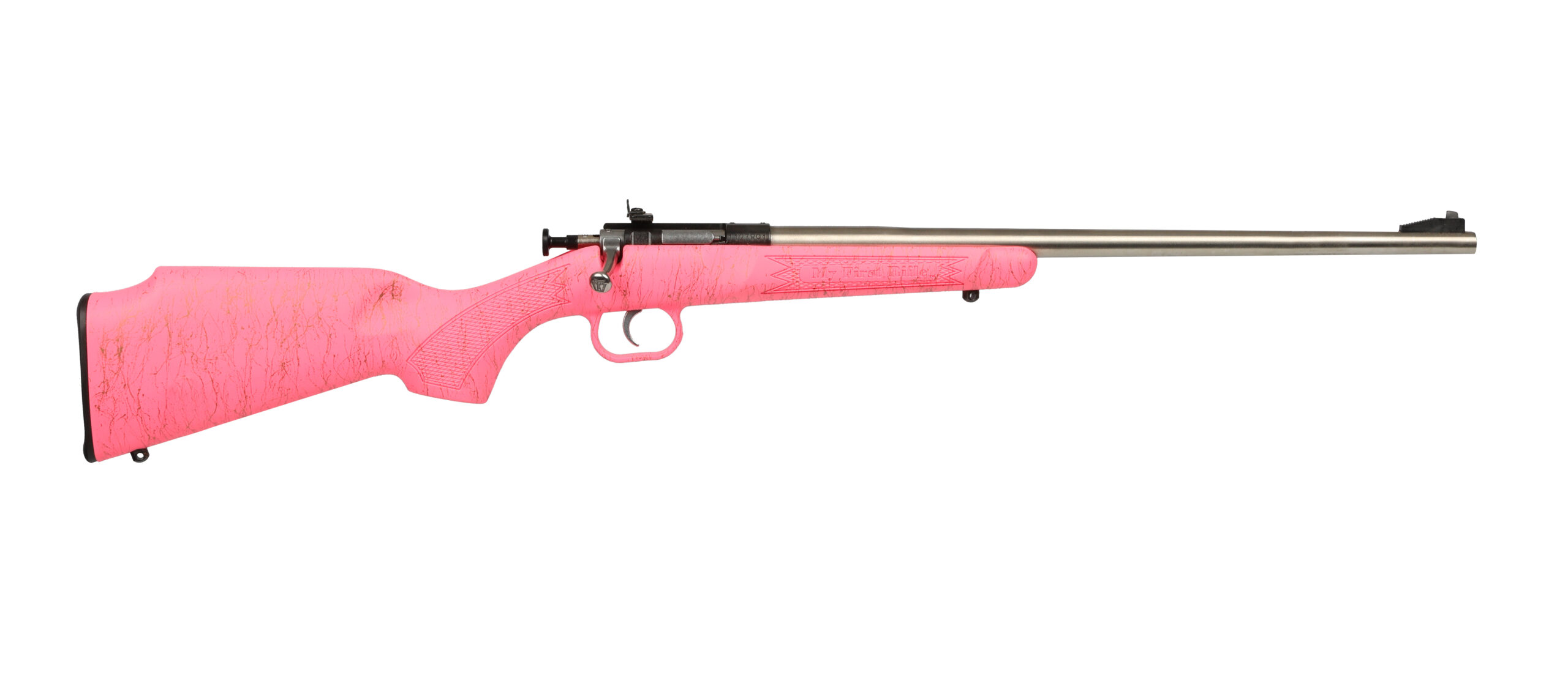 Keystone Crickett .22 LR Youth Rifle - Pink/Gold