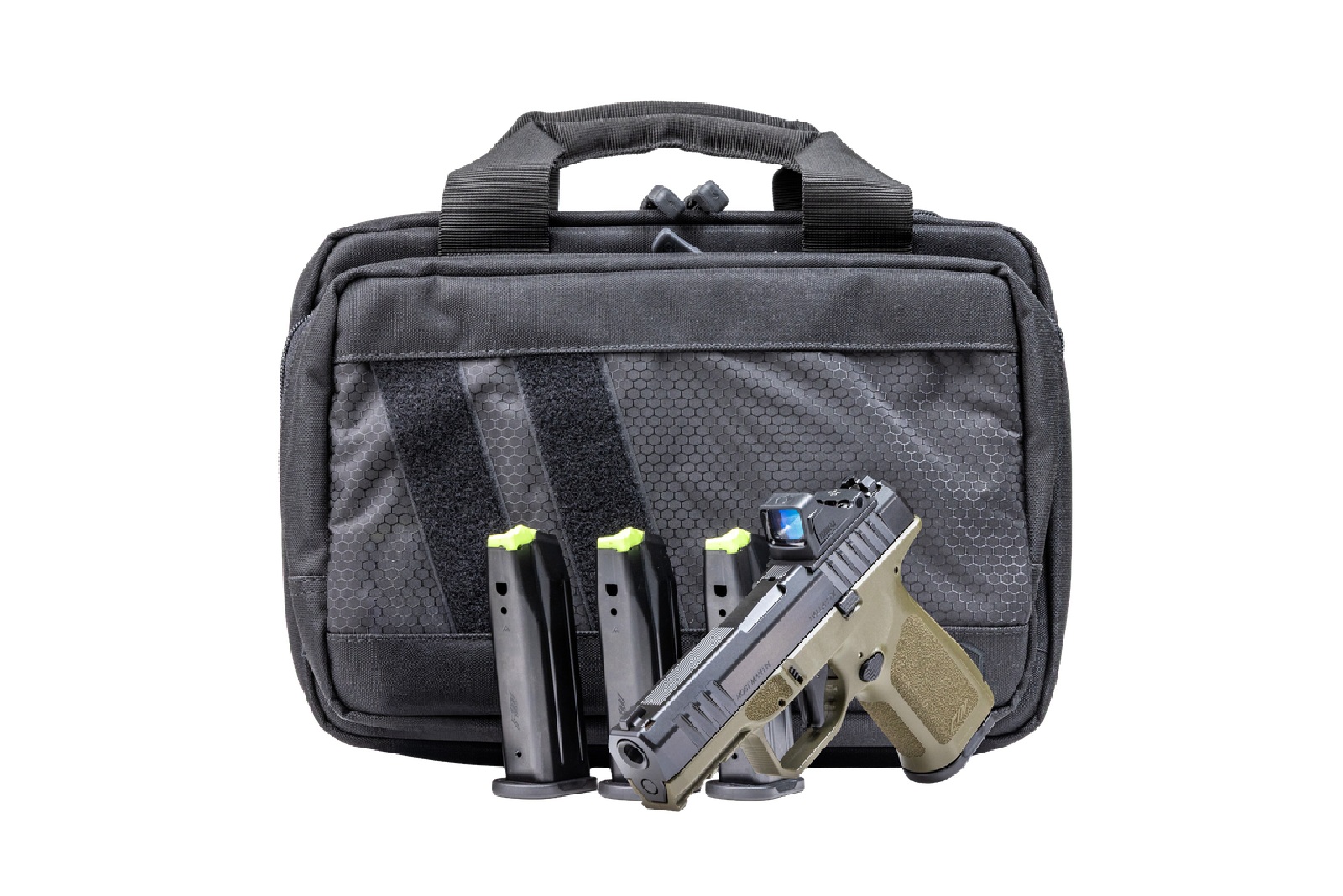 ROST MARTIN RM1C 9mm 15+1 Black/OD Green 4" Bundle