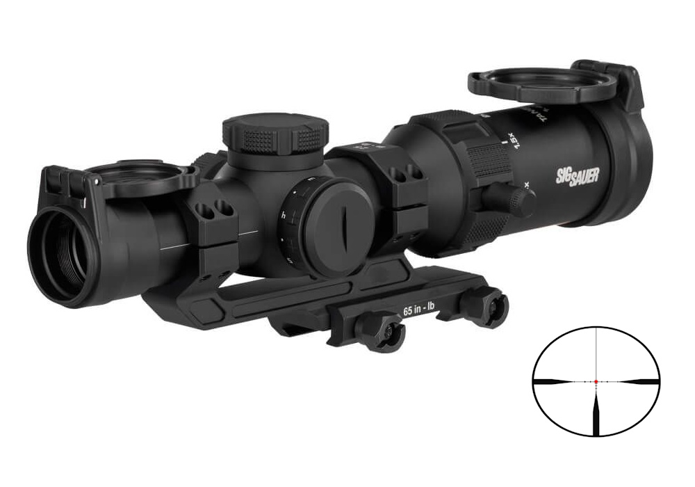 Sig Sauer TANGO SPR 1-4x24mm Rifle Scope with Mount