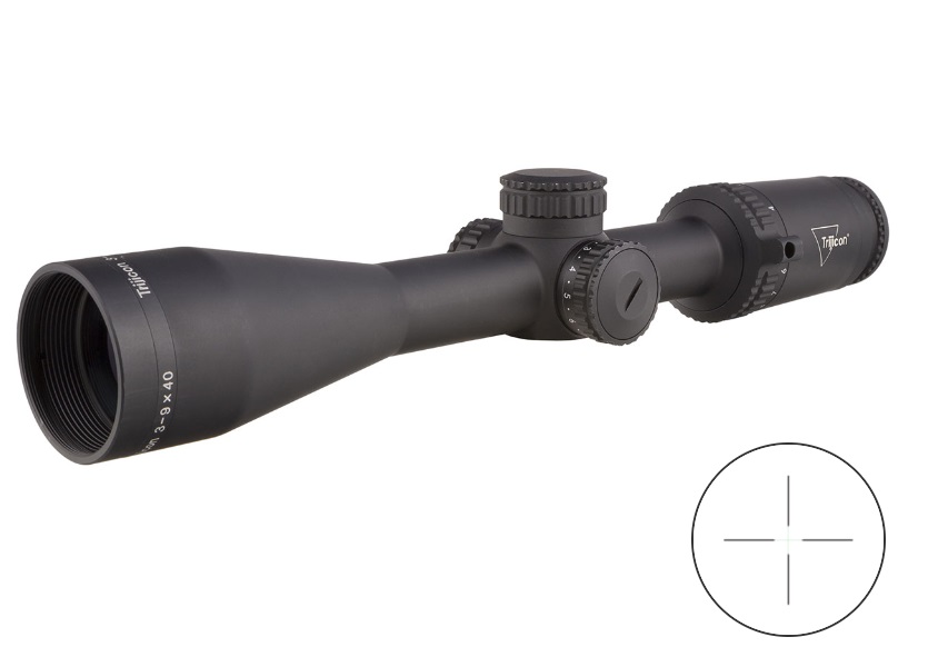 Trijicon Credo 3-9x40 Duplex Green Reticle Rifle Scope