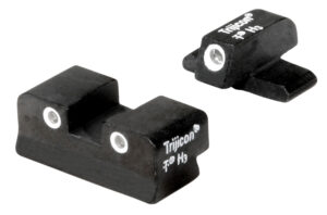 Trijicon 600988 Bright & Tough Night Sights  Green/Tritium White Outline Front Sight-Green/Tritium White Outline Rear Sight FN509