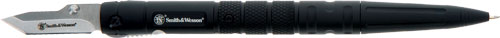S&W FOLDING PEN KNIFE 1.6" BLD - 7.6" LONG ALUMINUM BLACK