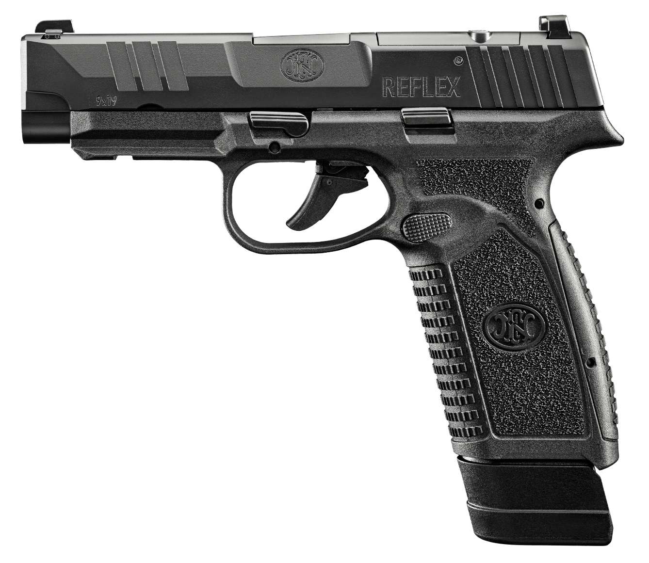 FN Reflex XL MRD 9mm Semi-Auto Pistol, Black