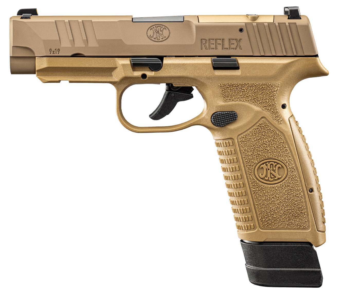 FN Reflex XL MRD 9mm FDE Semi-Auto Pistol