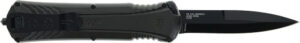 S&W M&P OTF 3.5" SINGLE EDGE - SPEAR POINT BLACK/GRAY