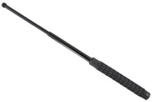 Uzi Accessories IMPEXP21 Civilian Protection Issue  21" Expandable Black HRC 15/16 Steel Black Textured Includes Sheath