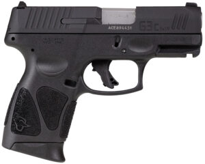 Taurus 1G3CSR9031 G3C  Compact Frame 9mm Luger 12+1 3.26" Matte Stainless Steel Barrel, Matte Black Tenifer Serrated Steel Slide, Black Polymer Frame w/Picatinny Rail, Black Polymer Grip, Right Hand