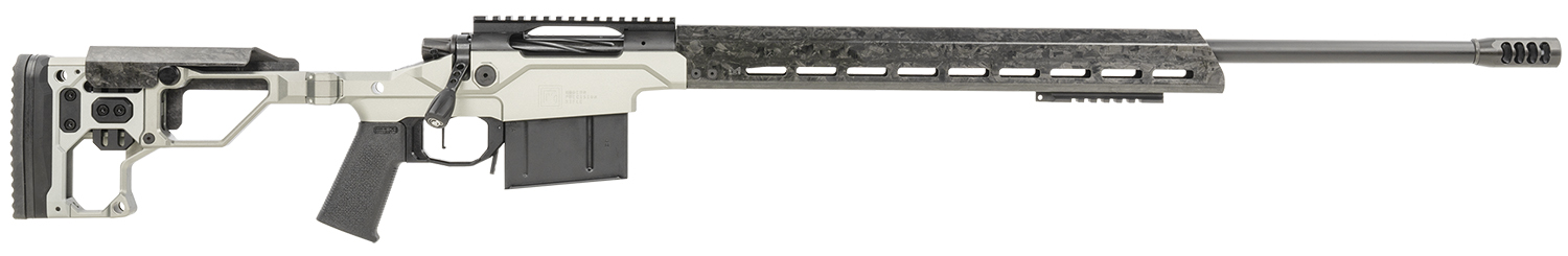 Christensen Arms 8010307500 Modern Precision 300 Win Mag 26" Threaded Carbon Fiber Barrel 5+1, Black Nitride Finish, Tungsten Anodized Folding Stock, Polymer Grip