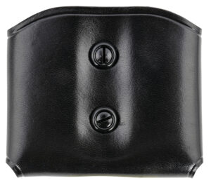 Galco DMC22B DMC Mag Carrier Double Black Leather Belt Loop Belts 1.50-1.75" Wide Compatible w/ Glock 35 Ambidextrous Hand