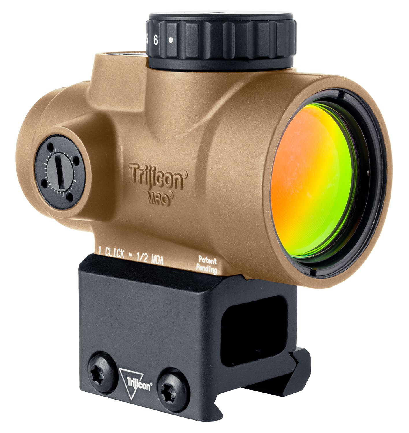 Trijicon MRO SD 1x25mm Green Dot Sight - Coyote Tan