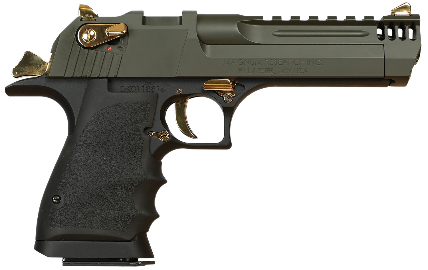 Magnum Research Desert Eagle L5 .50 AE 5" Green Pistol