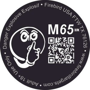 Firebird USA M65IR M65IR  Moving Trajectory/Static Impact Enhancement Flash/Smoke/Sound Universal Firearm 65mm 10 Targets