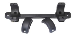 DNZ X97500   Black Aluminum 30mm Tube Medium Rings