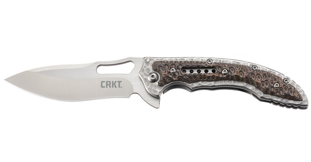 CRKT 5460C FOSSIL COMPACT 3.41 BROWN