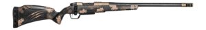 Fierce Firearms RIVSCX25CM20BDS Carbon Rival XP 2.0 25 Creedmoor 20" Smoked Bronze Cerakote Spiral Fluted Stainless Steel Barrel & Drilled & Tapped Receiver, Desert Shadow Camo Adj Comb Carbon Fiber S