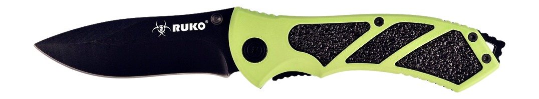 RUKO RUK0061HG-CS 440A 3-1/4"HIVIZ GRN FOLDING CS