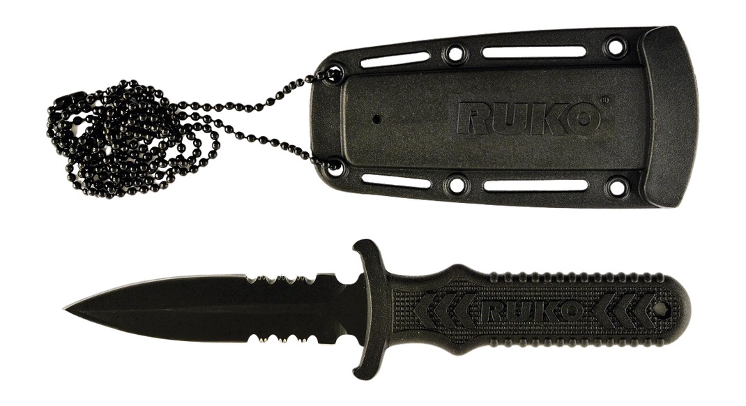 RUKO RUK0097 440A TIN 3"NECK/BOOT KNIFE