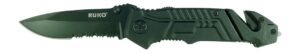 RUKO RUK0144S        440A 3-1/4"BLK RUBBER FOLDING