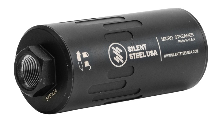 Silent Steel USA Raider Defense Micro Streamer 7.62x51mm Suppressor
