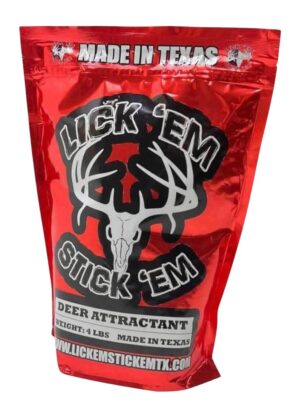 LICK EM STICK EM      DEER ATTRACTANT  4LB    10/1