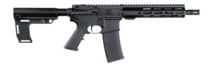 Andro Corp Industries 556103HBMPS ACI-15 Halo 5.56 NATO 30+1 10.30" Black Nitride Threaded Barrel, Black Anodized Aluminum Receiver w/Picatinny Rail, Black Polymer SBA3 Pistol Brace, A2 Grip, Ambidext
