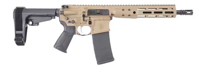 LWRC ICDI 5.56 NATO Pistol with SBA3 Brace