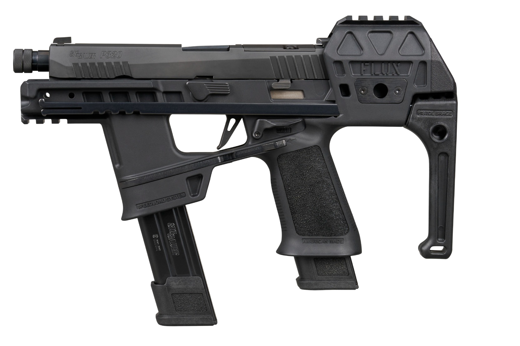 Sig Sauer P320 FLUX TACOPS 9mm 30-Round Semi-Auto Handgun