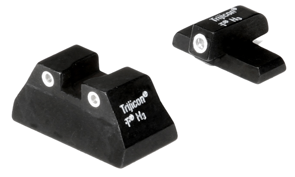 Trijicon 600268 Bright & Tough Night Sights  Green/Tritium White Outline Front Sight-Green/Tritium White Outline Rear Sight H&K USP Compact