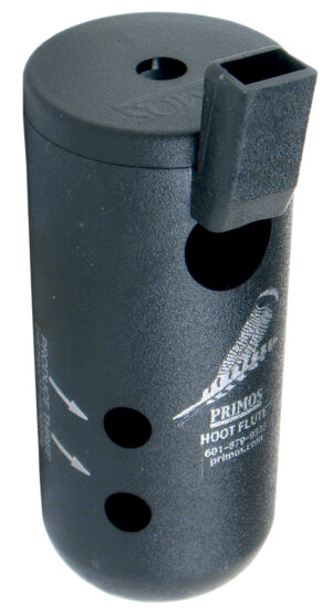Primos 314 Hoot Flute  Open Call Owl/Turkey Sounds Attracts Turkeys Black Plastic