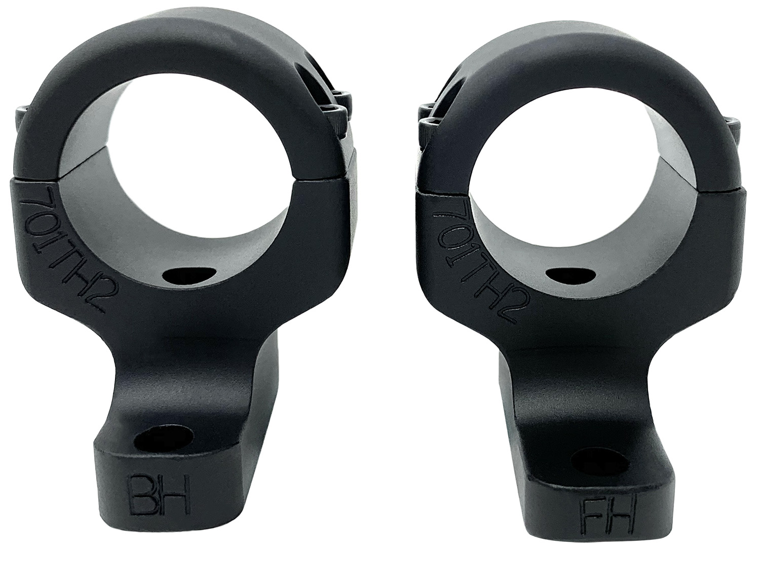 DNZ 701H2 Game Reaper 2 Scope Mount/Ring Combo Matte Black 1" Howa