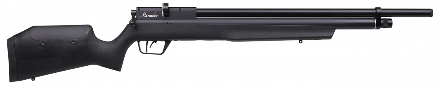 Benjamin BP2264S Marauder PCP 22 Pellet 10+1 Shot Black Black Receiver Black Fixed w/Adj Comb Stock
