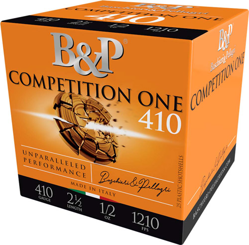 B&P 410 2.5" 1/2OZ #8 - 1210FPS 250RD CASE LOT