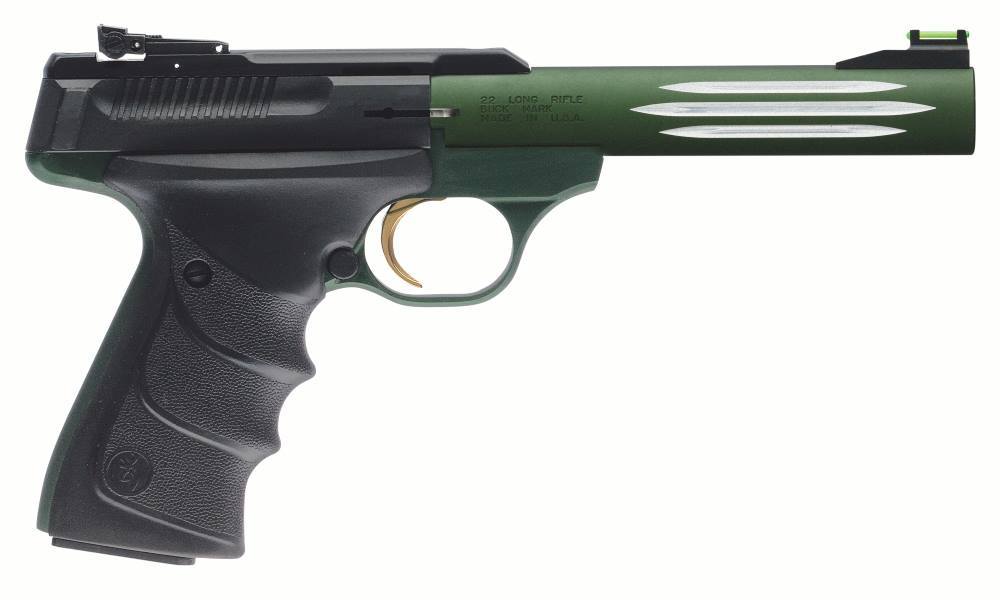 Browning Buckmark LT Green .22 LR 5.5" Semi-Auto Pistol